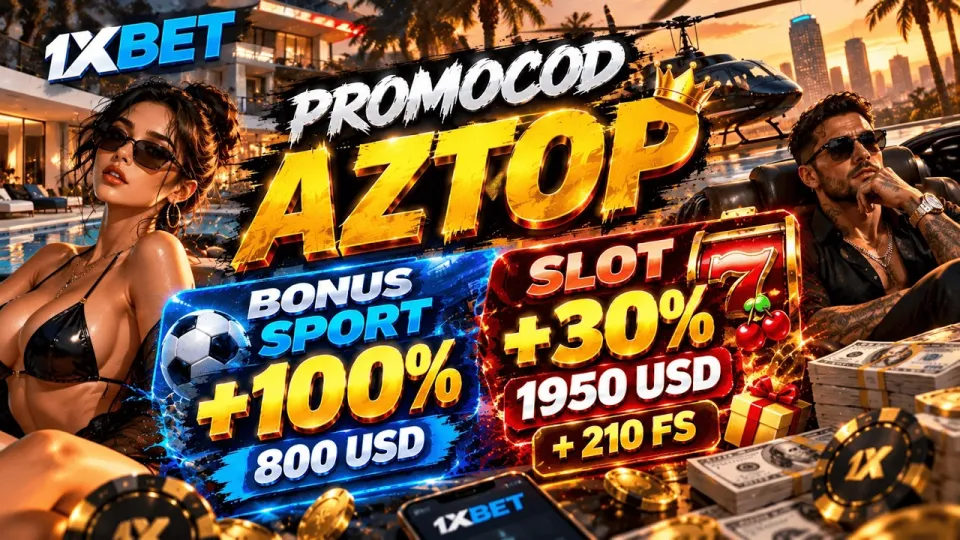 1xbet promo code: How AZTOP Unlocks Sports and Slot Bonuses